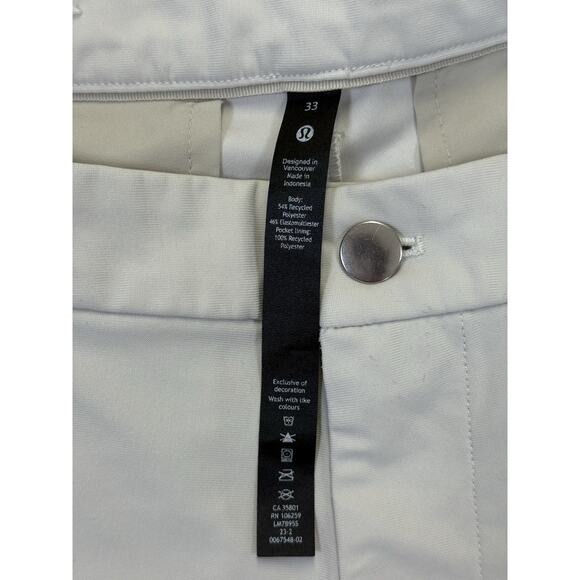 Lululemon ABC Classic-Fit Shorts 7” Warpstreme Beige Men’s Size 33 - Picture 4 of 9